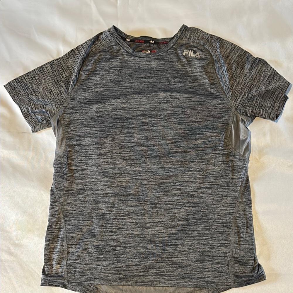 Fila Gray Short Sleeve Men's Tee